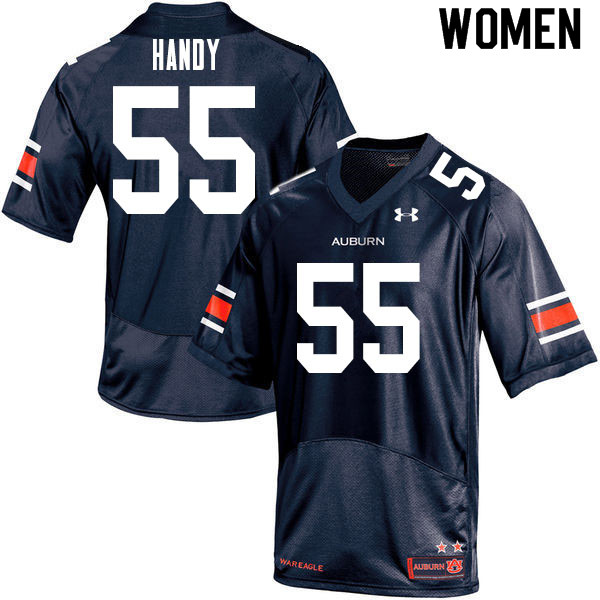 Auburn Tigers Women's Jaren Handy #55 Navy Under Armour Stitched College 2020 NCAA Authentic Football Jersey EWW4574BD